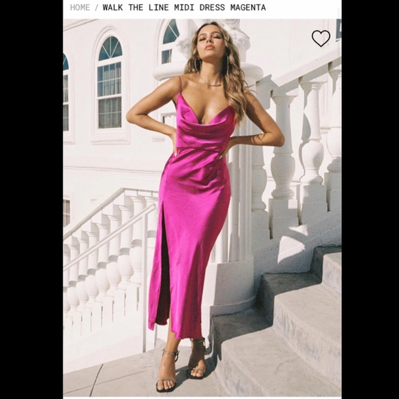 Princess Polly walk the line midi dress - Picture 2 of 5